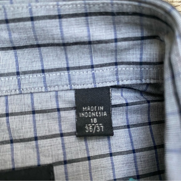 John Varvatos Slim Fit Plaid Dress Shirt - Picture 12 of 12